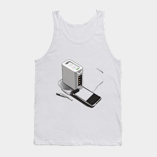 High-Speed Multi-Port USB Charger Graphic No. 807 Tank Top